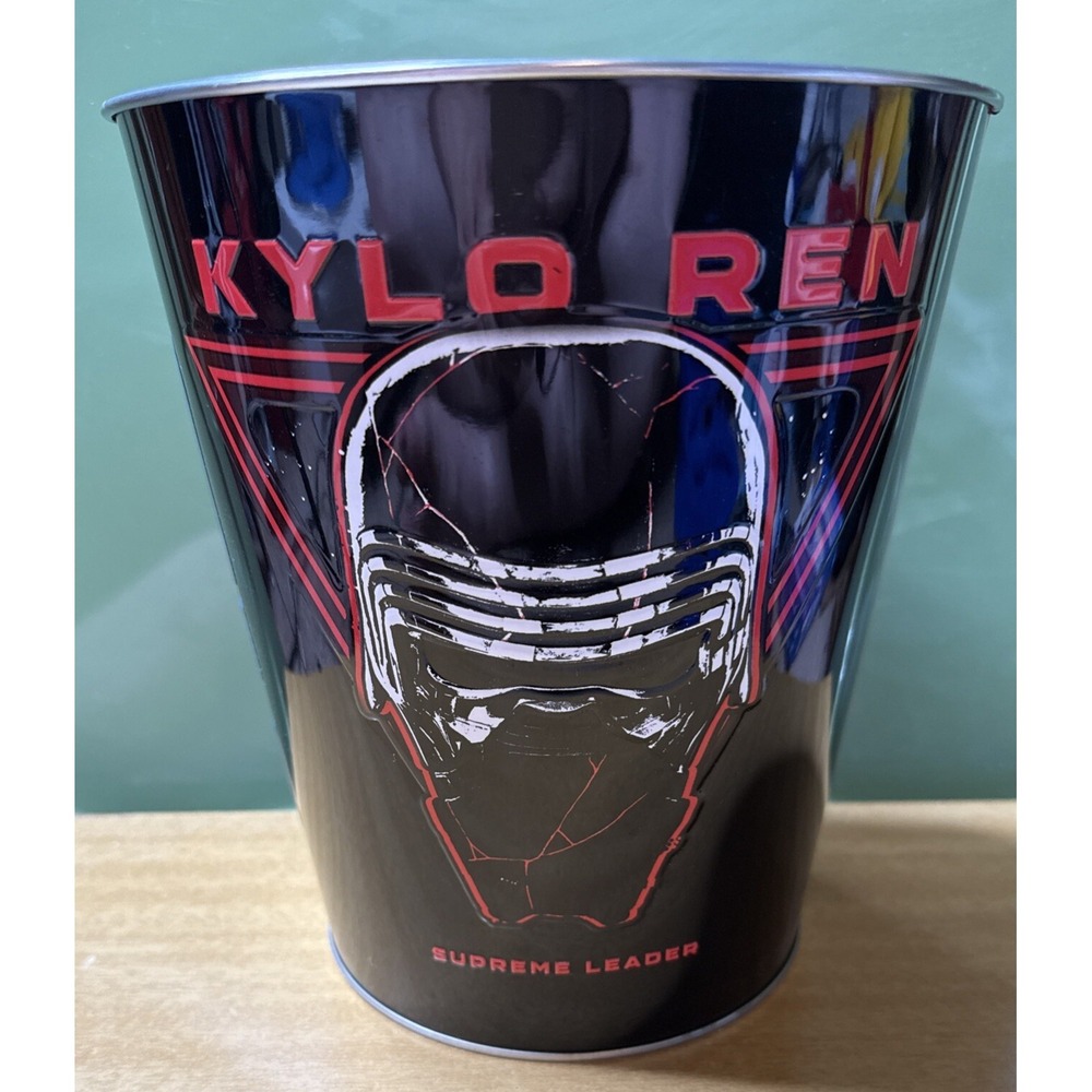 Star Wars Rise Skywalker Kylo Ren Theater Exclusive 130 oz Metal Bucket Basket